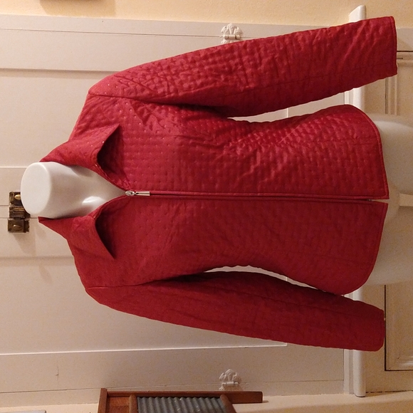 Talbot's Petites deep coral jacket Sz 6P